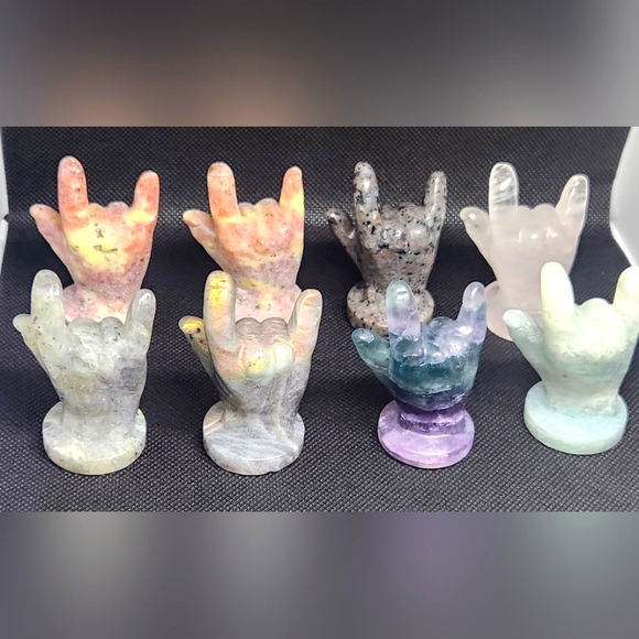 Hand Crafted Other - Crystal Love Hands, Valentines Day Gift idea.